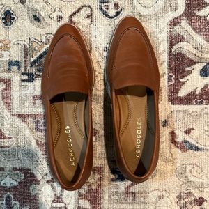 Aerosoles East Side Loafers in Cognac brown women’s size 6.5